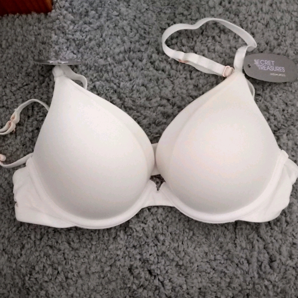 White push up bra